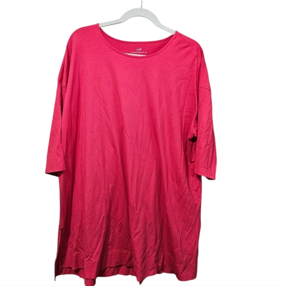 J. Jill Luxe Supima Ballet Sleeve Tunic Top Size 2X Womens